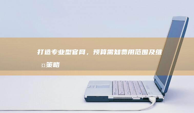 打造专业型官网，预算需知：费用范围及维护策略